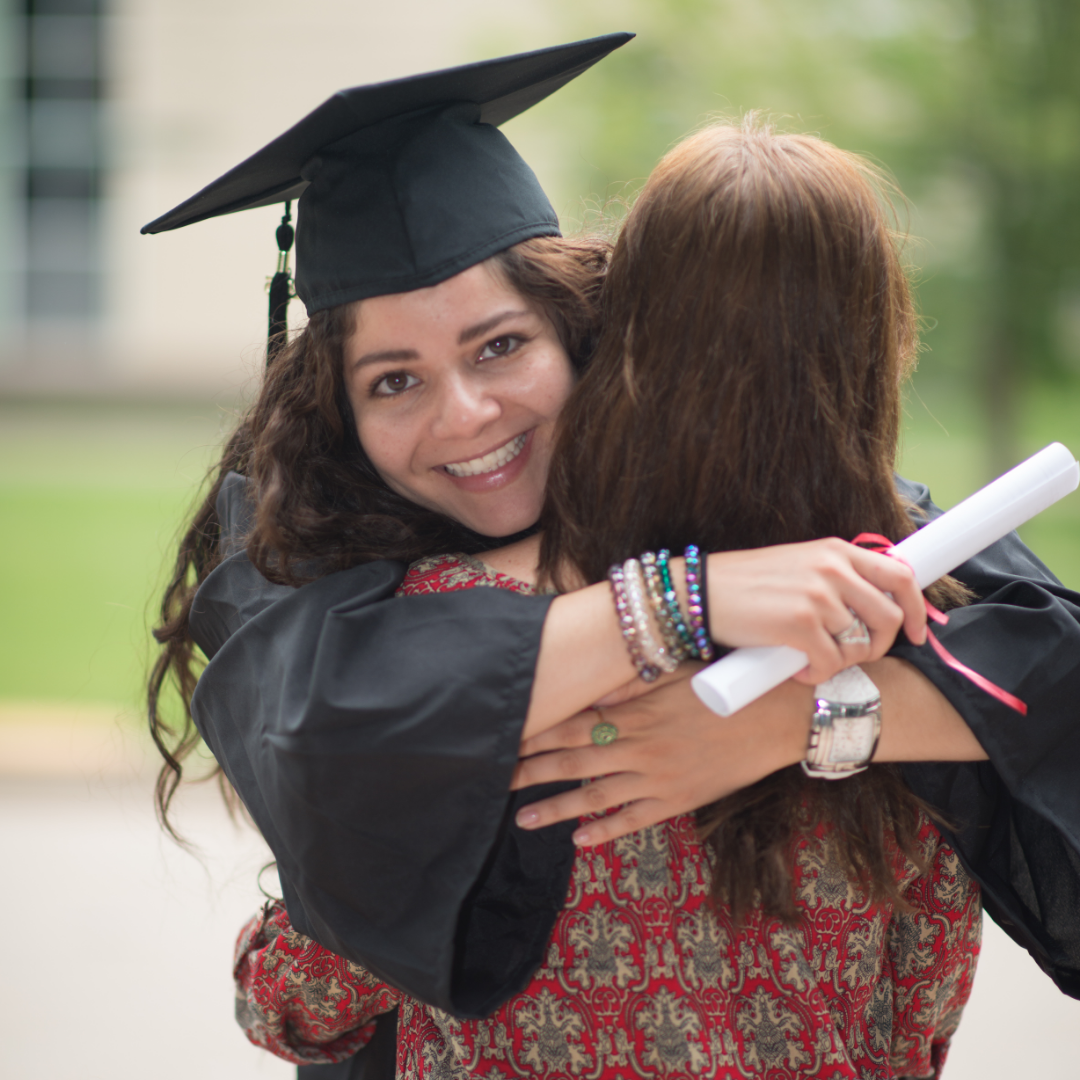 divorce separation graduation mother daughter